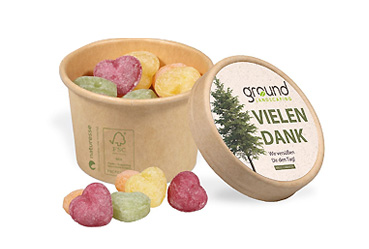 Goy Werbemittel-Agentur - Essen und Trinken - Bonbons in Papierbox