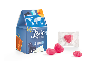 Essen und Trinken - Standbodenbox mit Bonbons Goy Werbemittel-Agentur - Essen und Trinken - Standbodenbox mit Bonbons