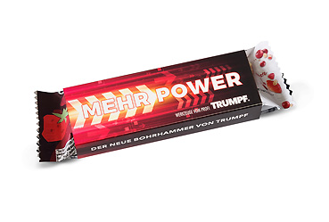 Goy Werbemittel-Agentur - Essen und Trinken - Powerbar Energy Riegel in Werbeschuber