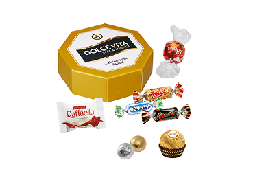 Essen und Trinken - 8-Eck-Geschenkbox Goy Werbemittel-Agentur - Essen und Trinken - 8-Eck-Geschenkbox