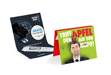 Essen und Trinken - Werbekarte Midi INSTICK Goy Werbemittel-Agentur - Essen und Trinken - Werbekarte Midi INSTICK