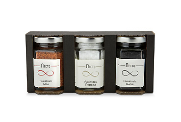 Essen und Trinken - Meersalze im 3er-Set Goy Werbemittel-Agentur - Essen und Trinken - Meersalze im 3er-Set