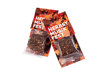 Goy Werbemittel-Agentur - Essen und Trinken - Mini-Müsliriegel mit Displaykarte