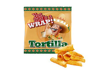 Goy Werbemittel-Agentur - Essen und Trinken - Mini-Tüte Tortilla Röllchen
