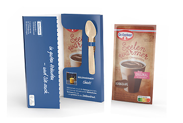 Essen und Trinken - Tassenpudding in Mailingmappe Goy Werbemittel-Agentur - Essen und Trinken - Tassenpudding in Mailingmappe