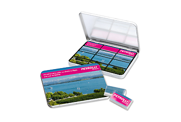 Essen und Trinken - Schokoladentafel-Werbe-Puzzle Goy Werbemittel-Agentur - Essen und Trinken - Schokoladentafel-Werbe-Puzzle