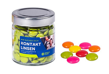 Essen und Trinken - Schoko-Drops im Maxiglas Goy Werbemittel-Agentur - Essen und Trinken - Schoko-Drops im Maxiglas