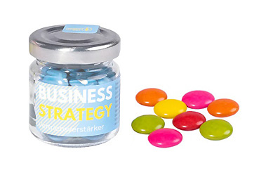 Essen und Trinken - Schoko-Drops im Miniglas Goy Werbemittel-Agentur - Essen und Trinken - Schoko-Drops im Miniglas