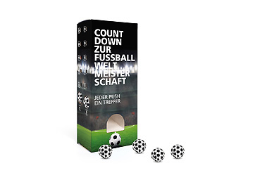 Essen und Trinken - WM Countdown-Spender Turm Eco Goy Werbemittel-Agentur - Essen und Trinken - WM Countdown-Spender Turm Eco