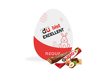 Goy Werbemittel-Agentur - Ostern - Werbekarte „Osterei” mit Duplo