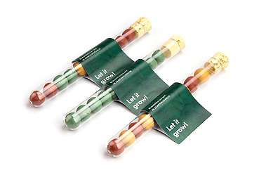 Goy Werbemittel-Agentur - Streuartikel - Reagenzglas mit Samenmurmeln