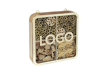 Unterwegs - Logo Insekten-Hotel Goy Werbemittel-Agentur - Unterwegs - Logo Insekten-Hotel