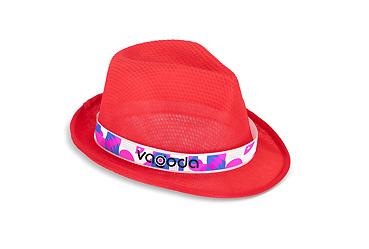 Goy Werbemittel-Agentur - Unterwegs - Werbehut mit Band