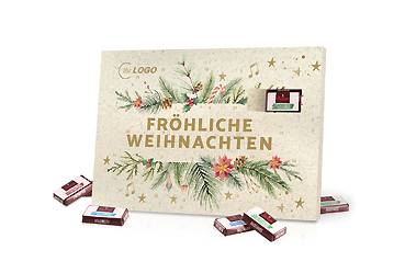 Goy Werbemittel-Agentur - Weihnachtsartikel - Adventskalender aus Graspapier