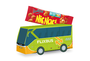 Goy Werbemittel-Agentur - Weihnachtsartikel - 3D Präsent „Bus” mit Lorenz Nic Nac´s