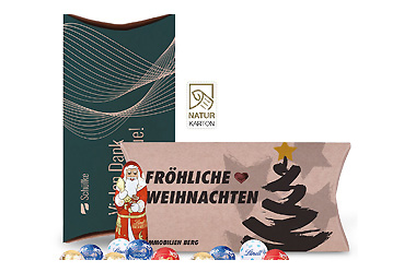 Goy Werbemittel-Agentur - Weihnachtsartikel - Kissenverpackung „Creative“