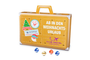 Goy Werbemittel-Agentur - Weihnachtsartikel - Lindt Lindor Adventskalender „Koffer“
