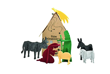 Goy Werbemittel-Agentur - weihnachten - Kleine Weihnachtskrippe mit Stall