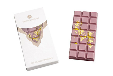 Goy Werbemittel-Agentur - Weihnachtsartikel - Ruby-Schokolade mit Blattgold