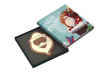 Goy Werbemittel-Agentur - Weihnachtsartikel - Schokolade mit Wunschmotiv und Firmenlogo