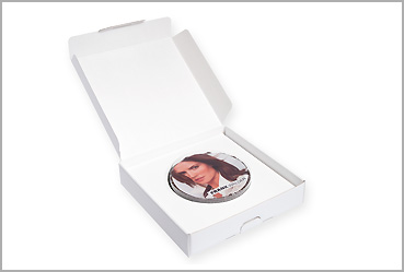 Goy Werbemittel-Agentur - Essen und Trinken - Runde Design-Torte in Mailingbox