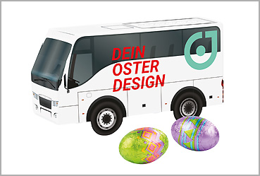 Ostern - 3D Präsent Bus Ostern Goy Werbemittel-Agentur - Ostern - 3D Präsent Bus Ostern