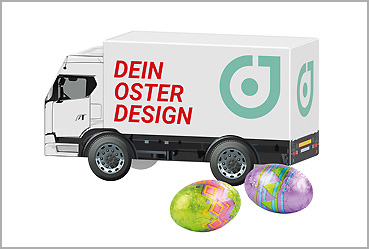 Ostern - 3D Präsent LKW Ostern Goy Werbemittel-Agentur - Ostern - 3D Präsent LKW Ostern