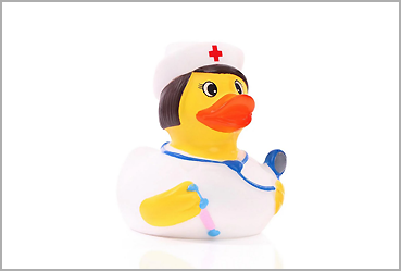 Goy Werbemittel-Agentur - Sport und Spiel - Quietsche-Ente Krankenschwester