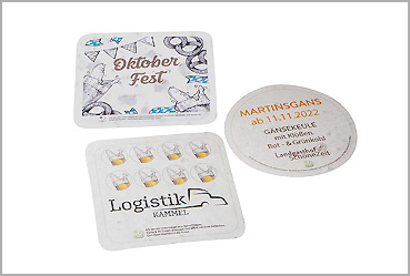 Goy Werbemittel-Agentur - Haushalt - Samenpapier Bierdeckel