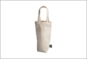 Goy Werbemittel-Agentur - Textilien und Taschen - Flaschentasche „Bob“ aus Fairtrade-Baumwolle