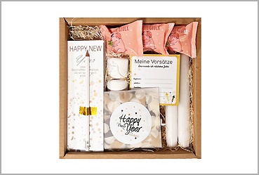 Goy Werbemittel-Agentur - Weihnachtsartikel - Silvester Tischdeko Box
